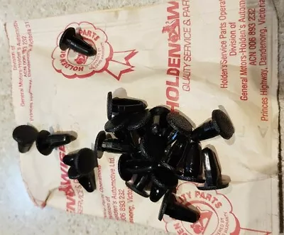 HOLDEN HQ HJ HX HZ  MONARO GENUINE GMH BLACK INTERIOR TRIM CLIPS X 20 *N.O.S* • $20