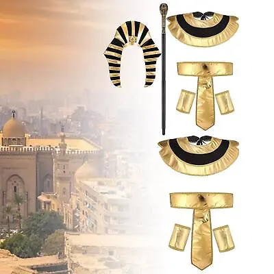 Male Egyptian Costume Accessories Movie Theme Stage Show Halloween Dress Up • £14.24