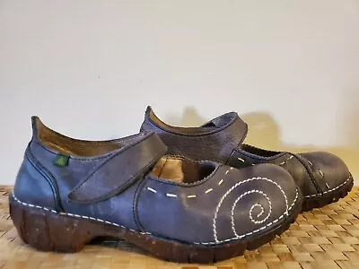 El Naturalista NO95 Leather Shoes Mary Jane Sz 40 US 9 Gray • $29.99