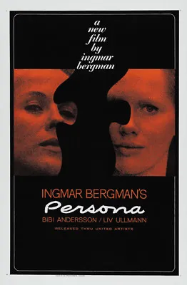 Persona Ingmar Bergman Cult Movie Poster Print  • $6.49