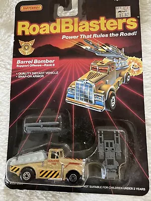 Vintage 1987 Matchbox Roadblasters Barrel Bomber New • $25