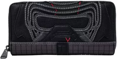 Loungefly Star Wars Kylo Ren Cosplay Faux Leather Zip Around Wallet • $76.51