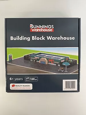 Bunnings Building Block Warehouse Set NEW SEALED 168pcs Nova Brix 6+ RARE • $38.76