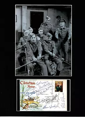 Dads Army Autograph Display Signed By 11 Arthur Lowe James Beck John Le Mesurier • £749.99