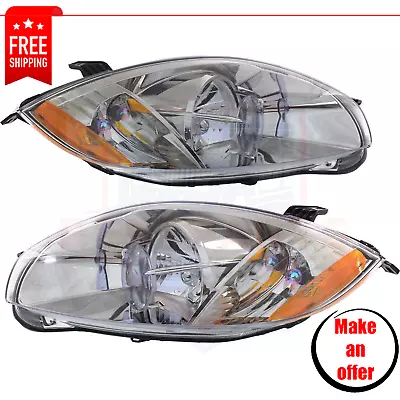 New Headlights Set 2 Pieces Halogen For 2006 Mitsubishi Eclipse GSGT Hatchback • $169.04