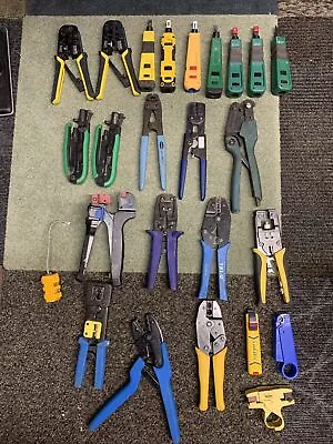 Electrician Hand Tools Lot Used-Klein-greenlee-Jonard-T&B-Sargent-Fluke • $61