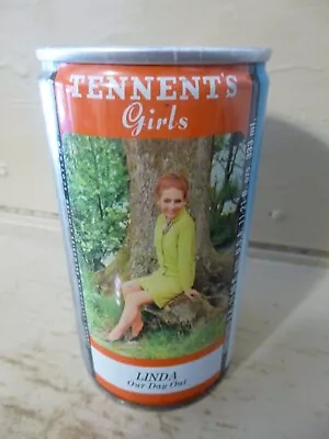 Tennent`s Girls Steel Beer Can        -[empty Cans Read Desc.]- • $1.25