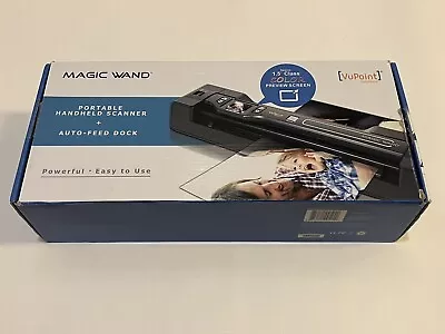 VuPoint Magic Wand Portable Scanner With Auto-Feed Dock (PDSDK-ST470-VP) 4GB SD • $29