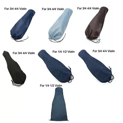 Secure And Stylish Violin Fabric Bag For 44/34/12/14 Violins Choose Your Color • £10.91