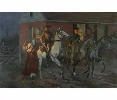  Departure Of The Minutemen Westford Responds April 1775  - Don Troiani • $85