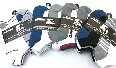 Starter Men's DRI-STAR No Show Comfort Toe Socks Lot Of 5 Pairs Size 6-12 NWT • $15