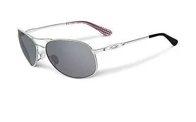 $299 NEW Oakley Given OO4068-01 Aviators Polished Chrome Sunglasses 16-59-138 • $179.95