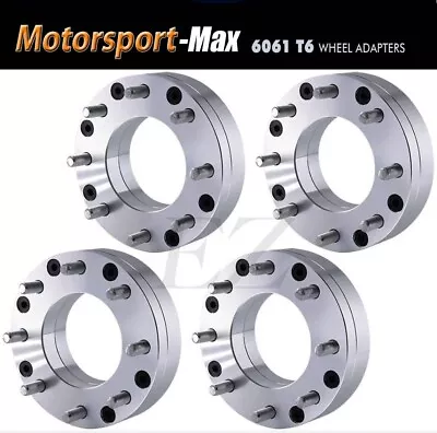 4 Wheel Adapters 6x135 To 8x6.5 | Dodge 8 Lug Wheels On 6 Lug F150 Hub • $250.08