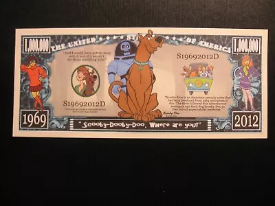 Scooby Doo Funny Money Novelty Bill • $1