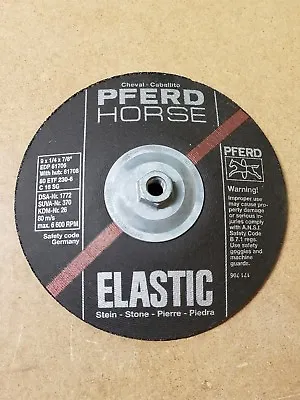Pferd Horse 9  X 14  X 7/8  Grinding Wheel With Hub # 61708 - Stone - Masonry • $14.99