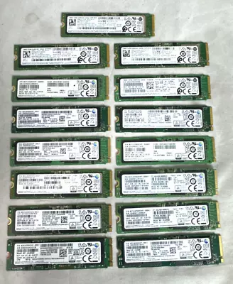 Lot Of 15 - SAMSUNG 256Gb SSD M.2 SSD - MZ-VLW2560 / MZ-VLB1T00 • $279.95