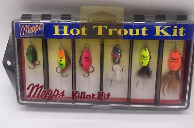 Vintage Mepps Hot Trout Kit   Killer Kit New Unused Factory Sealed   • $30