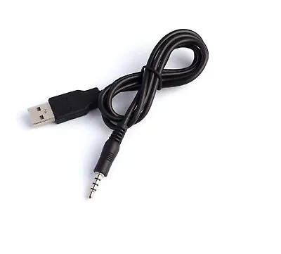 Usb A To Mini 3.5mm Extra Long Mono Headphone Audio Aux Jack Charger Cable • £3.99