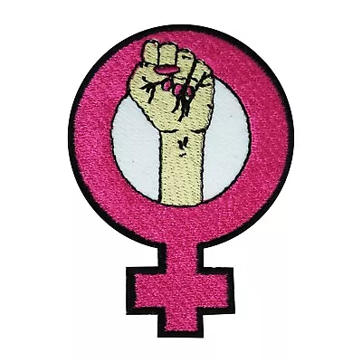 Feminist Patch Awareness Patch Embroidered Iron On Sew On Patch 7x5.5CM • $8.37