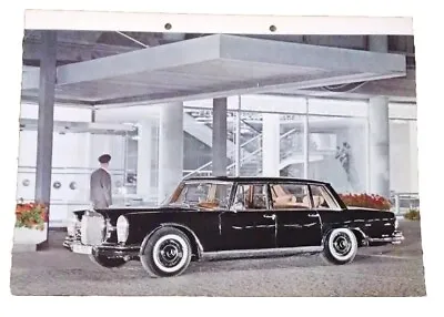 1963 Car Prospectus Mercedes-Benz 600 Edition • $157.70