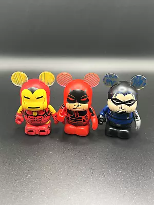 Disney Vinylmation MARVEL 3 Lot Ironman Dare Devil & Winter Soldier (NO BOXES) • $24.95