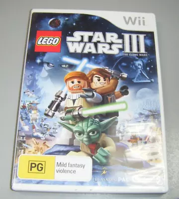 Nintendo Wii Game - LEGO Star Wars III: The Clone Wars • $14.99