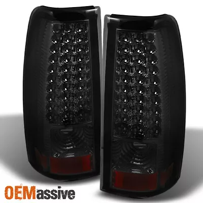 Fits Smoked 03-06 Silverado 04-06 Sierra Pickup LED Tail Lights Lamps Left+Right • $89.99