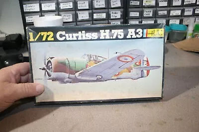 Vintage Curtiss H.75 A3 By Heller 1/72 Sealed Parts Complete Excellent • $12