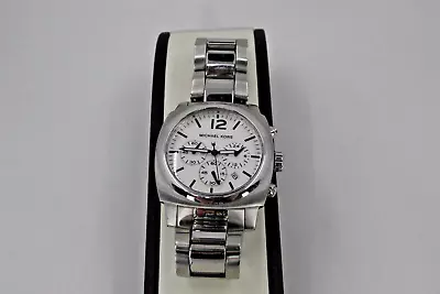 MICHAEL KORS Mens Chronograph Men's Watch MK8117 Stainless Steel 44mm Quartz • $17.50