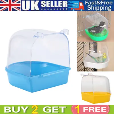 Classic Caged Bird Bath Aviary Birds Budgie Finches Canaries Shower Pet Bird UK • £9.99