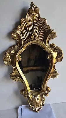 Beautiful Roccoco Style Vintage Italian Wood Florentine Ornate Framed Mirror • $95