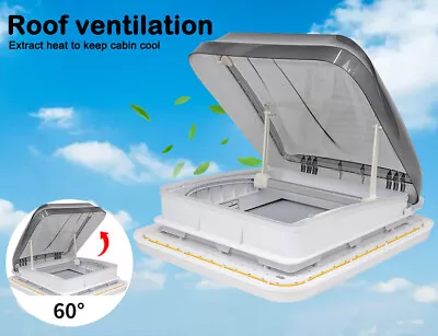 400x400 With Blind And LED Light. Caravan RV Roof Hatch Skylight • $196.79