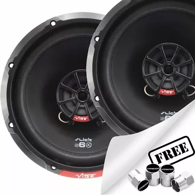 Vibe Speakers Set Series 6 Audio 6.5  480w Car Door Shelf Coaxial SLICK6-V7.Cap✅ • $62.16