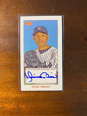 2023 Topps T206 High Series Mariano Rivera Auto On Card New York Yankees • $139.99