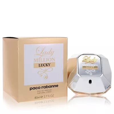 Lady Million Lucky By Paco Rabanne Eau De Parfum Spray 2.7 Oz For Women *NIB • $87.43