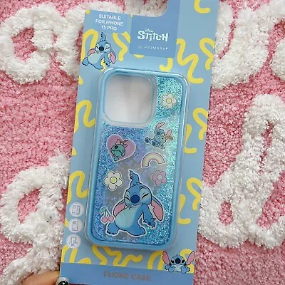 Disney Lilo And Stitch Phone Case IPhone 15 Pro Christmas • £8.25