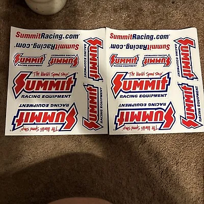 SUMMIT Racing Decals Stickers 2sheets/16pcs  Offroad Nhra Hotrods Lsfest Drags • $5