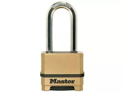 Master Lock Excell 4 Digit Combination 50Mm Padlock - 51Mm Shackle MLKM175LH • £29.85