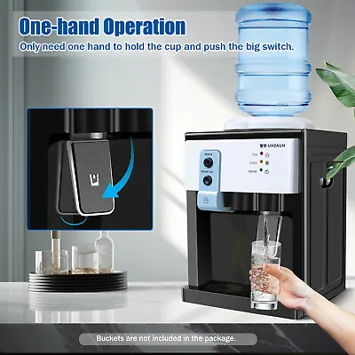 Top Loading Water Cooler Dispenser Desktop Electric Hot Cold Water Dispenser  • $54.15