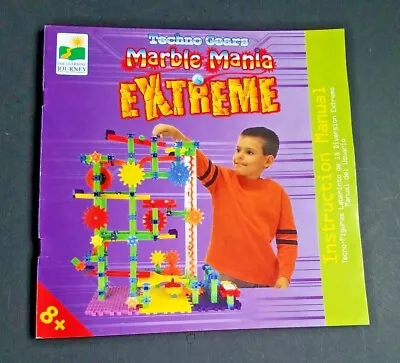 Learning Journey Techno Gears Marble Mania EXTREME Instruction Manual ONLY!!!! • $15.95
