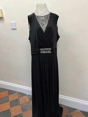 £12 • Buy Windsmoor Black Evening Gown/Dress Floor-Length Size 14