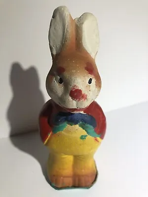 $24 • Buy Chalkware - Chalkart Bunny Rabbit Carnival Fair Prize 5 1/2” In Height FREE SHIP