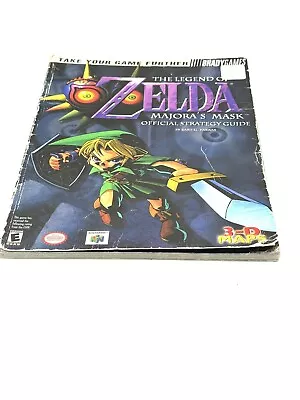 N64 Nintendo 64: LEGEND OF ZELDA - MAJORA'S MASK Official Strategy Guide (Brady) • $29.99