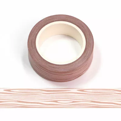 $5.50 • Buy Washi Tape Wood Grain Brown Tree Trunk 15mm X 10m