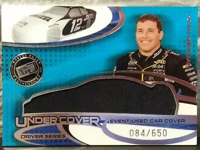 $22.99 • Buy Ryan Newman Nascar 2005 Eclipse Under Cover Race-used Black Car Cover Sp 084/650