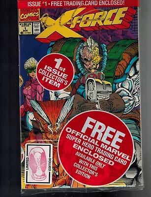 X-Force #1 All 5  Factory Sealed + Card Set NEGATIVE UPC Signed Rob Liefeld COA • $999.99