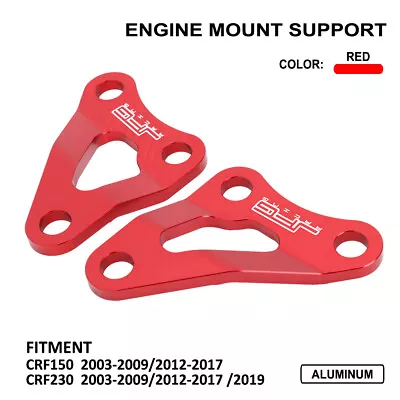 Motorcycle Red Engine Mount Support CNC For CRF150 CRF230 2003-2009 2012-2017 • $17.99