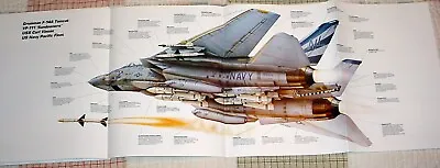 HUGE! GRUMMAN F-14A TOMCAT POSTER Picture Print Usn Vf-111 Sundowners 14 Us Navy • $14.99