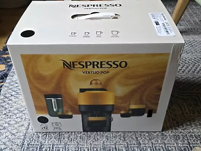 Nespresso Vertuo Pop Coffee Machine - Black - Brand New W/ 12 Free Coffee Pods • £16