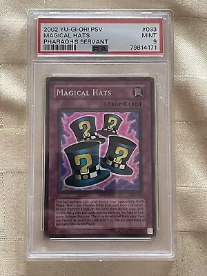 YU-GI-OH! MAGICAL HATS PSV-033 PSA 9 Mint • $84